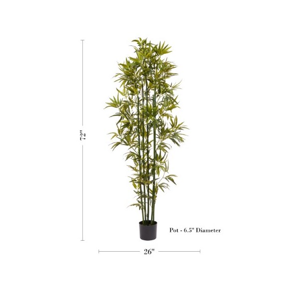 Nature Spring 6-Foot Artificial Bamboo Plant
